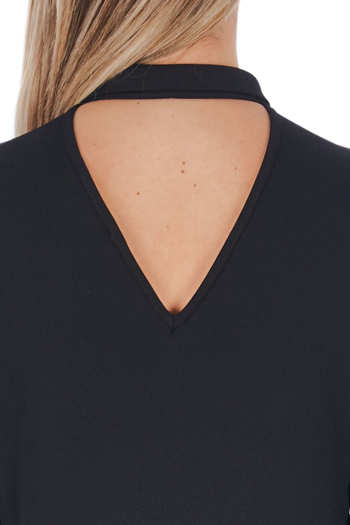 Black Polyester Women Shirt