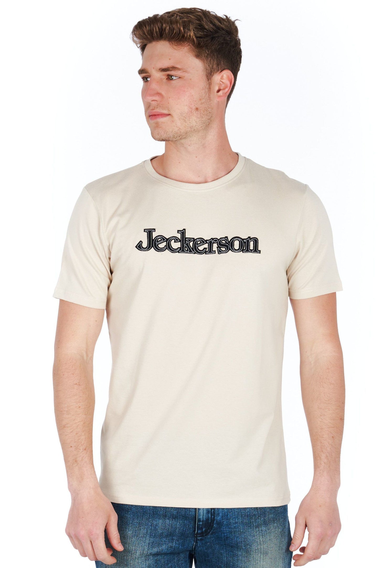 Silver Cotton Men T-Shirt