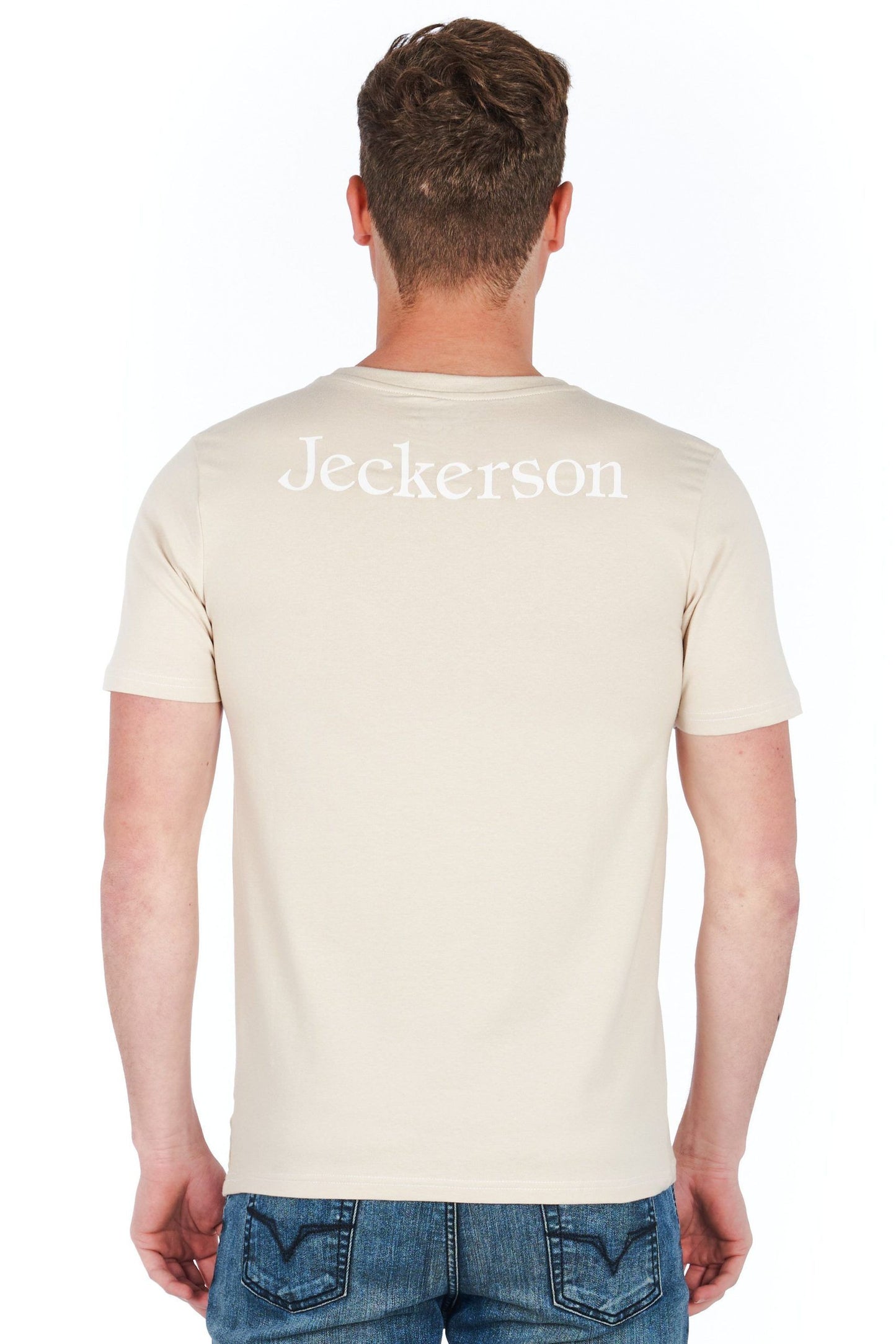Silver Cotton Men T-Shirt