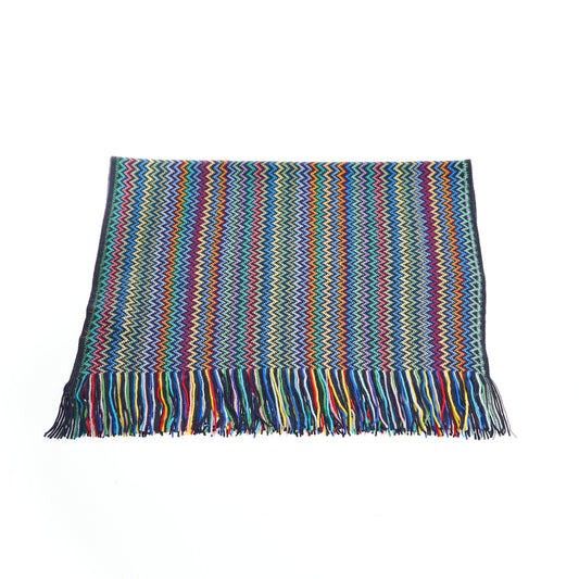 Multicolor Wool Men Scarf