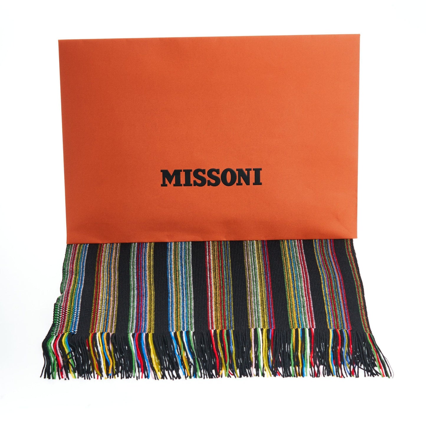 Multicolor Wool Men Scarf