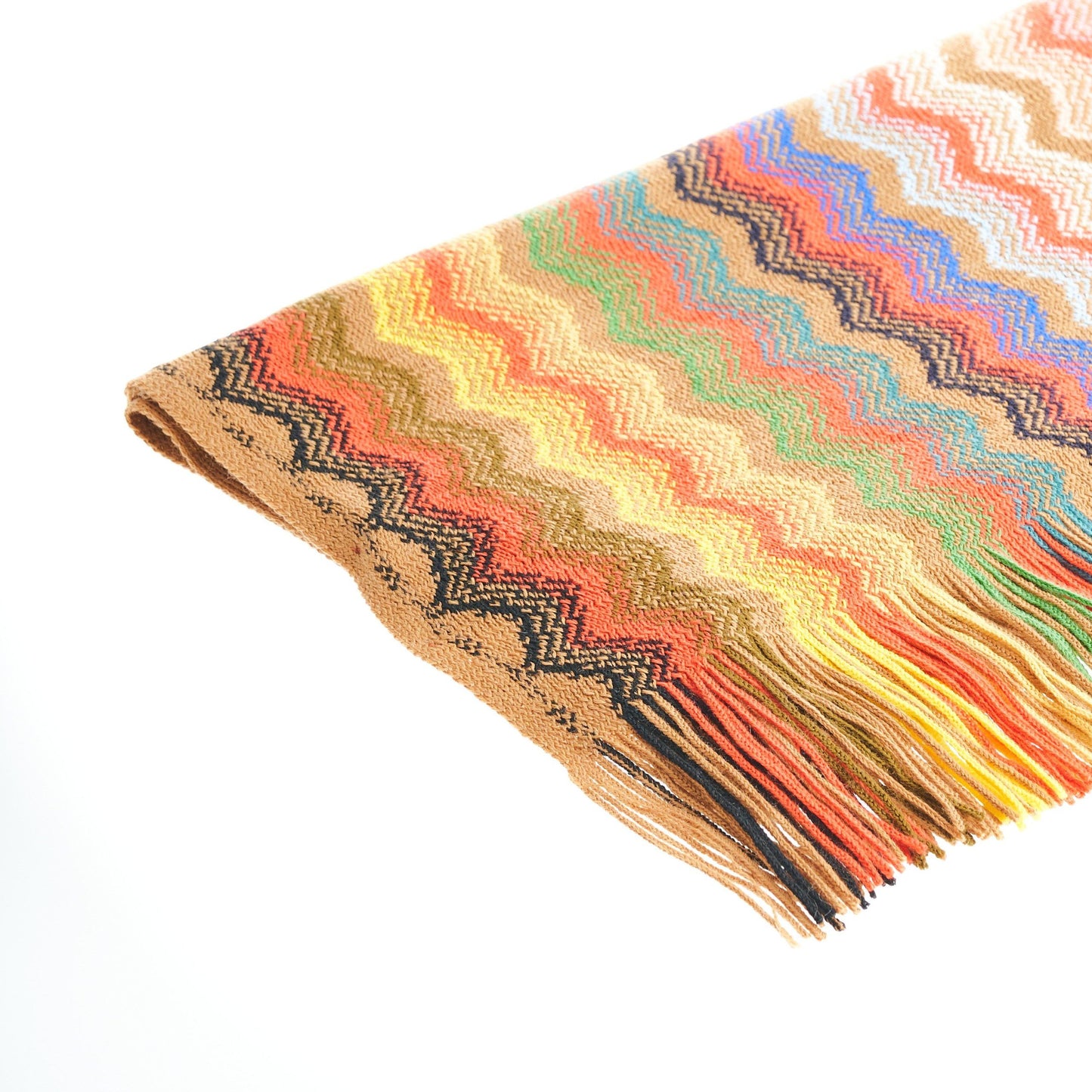 Multicolor Wool Men Scarf