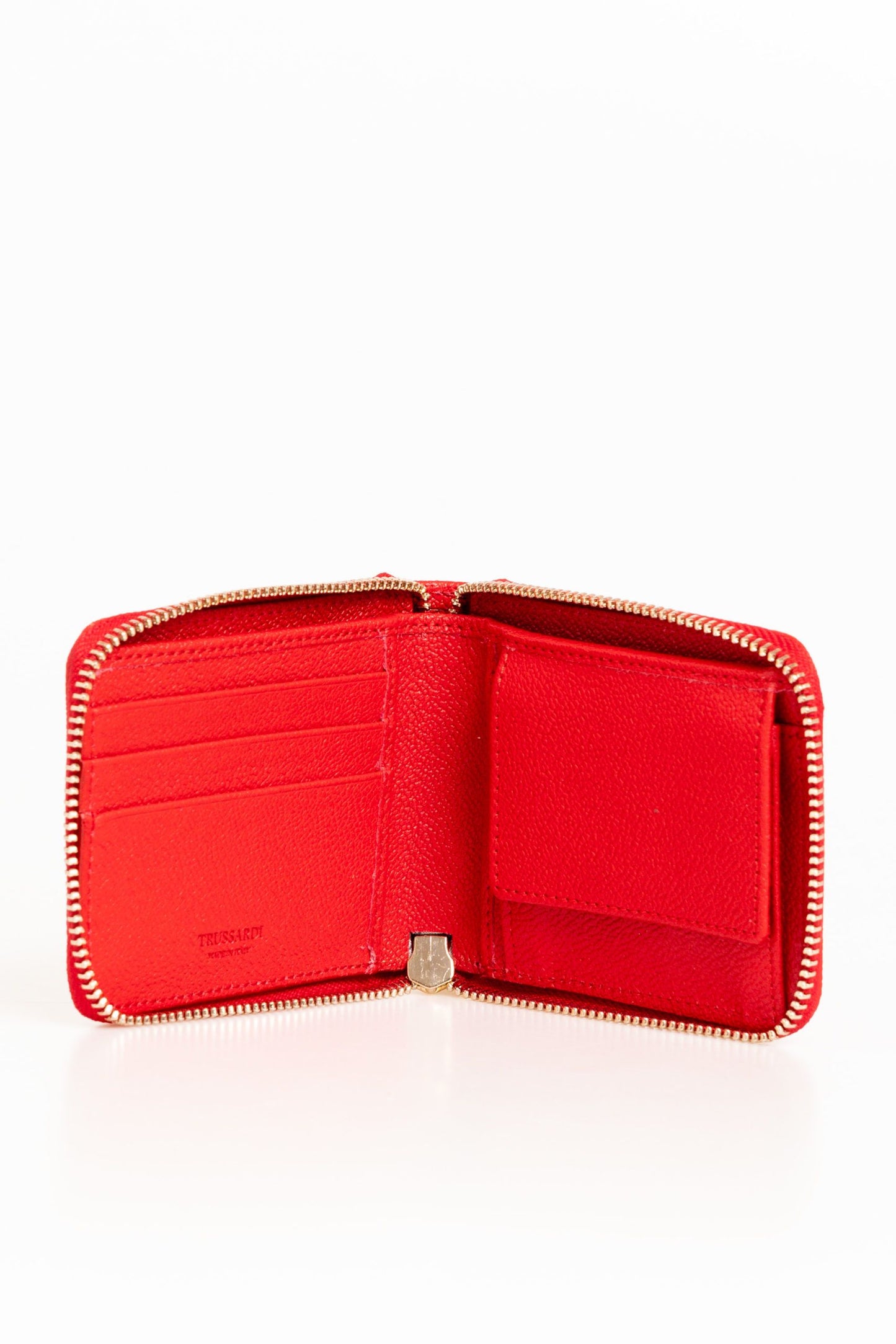 Red Leather Women Wallet
