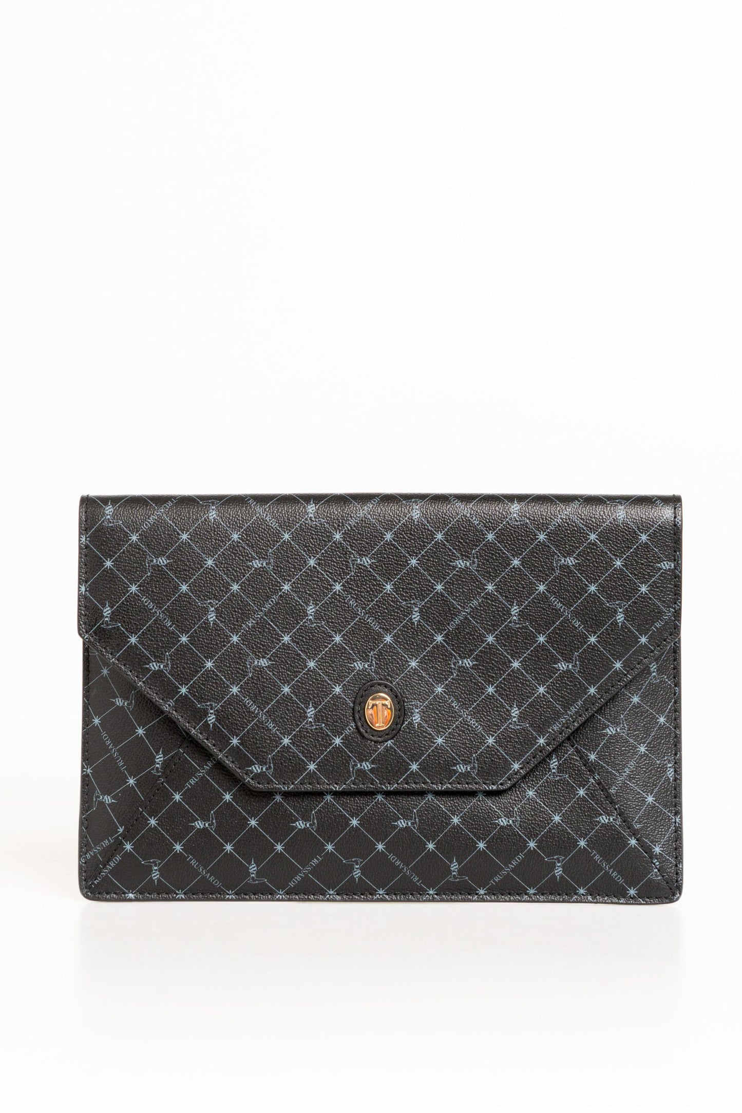 Black Leather Women Clutch