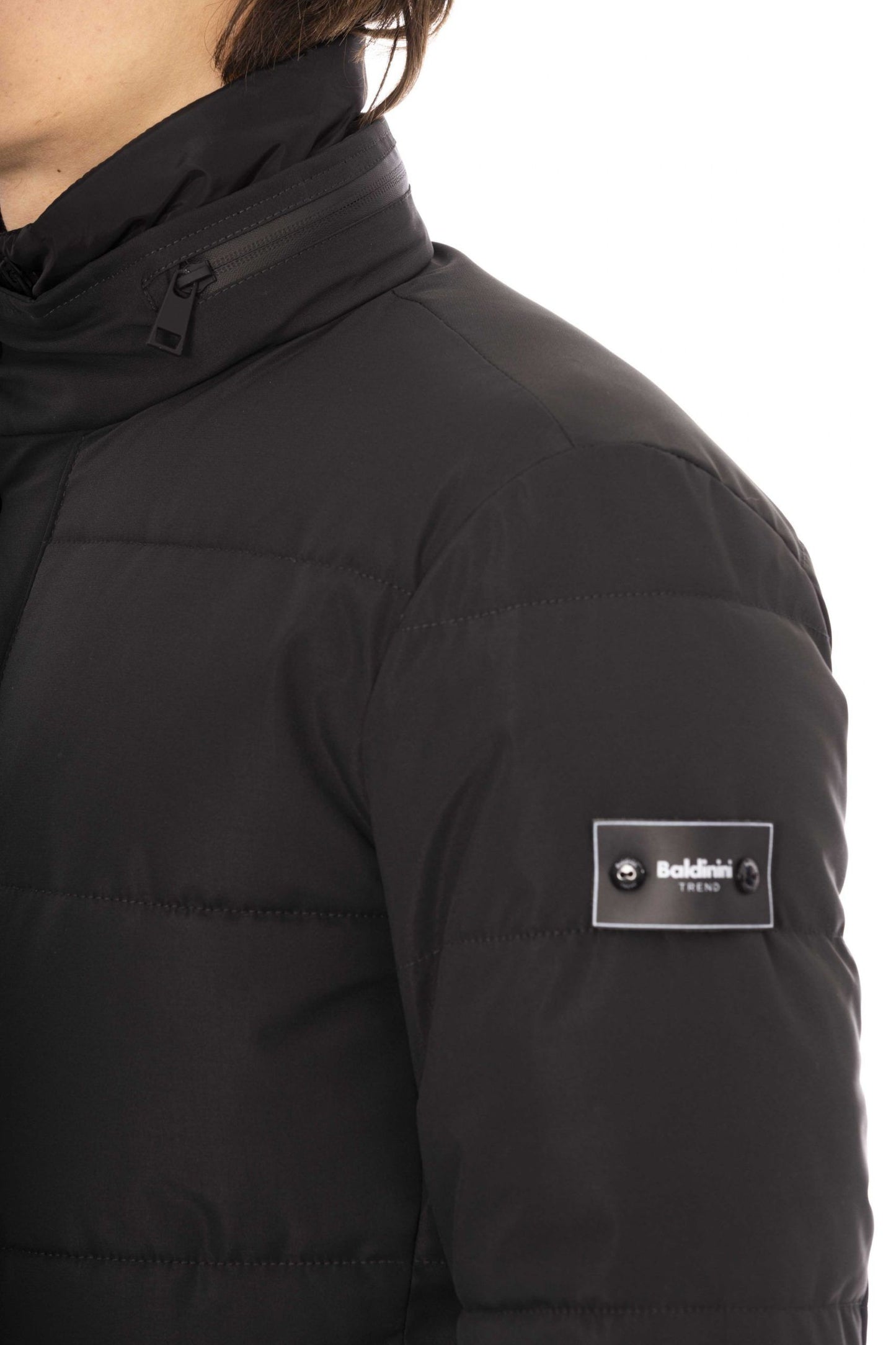 Green Polyester Men Jacket