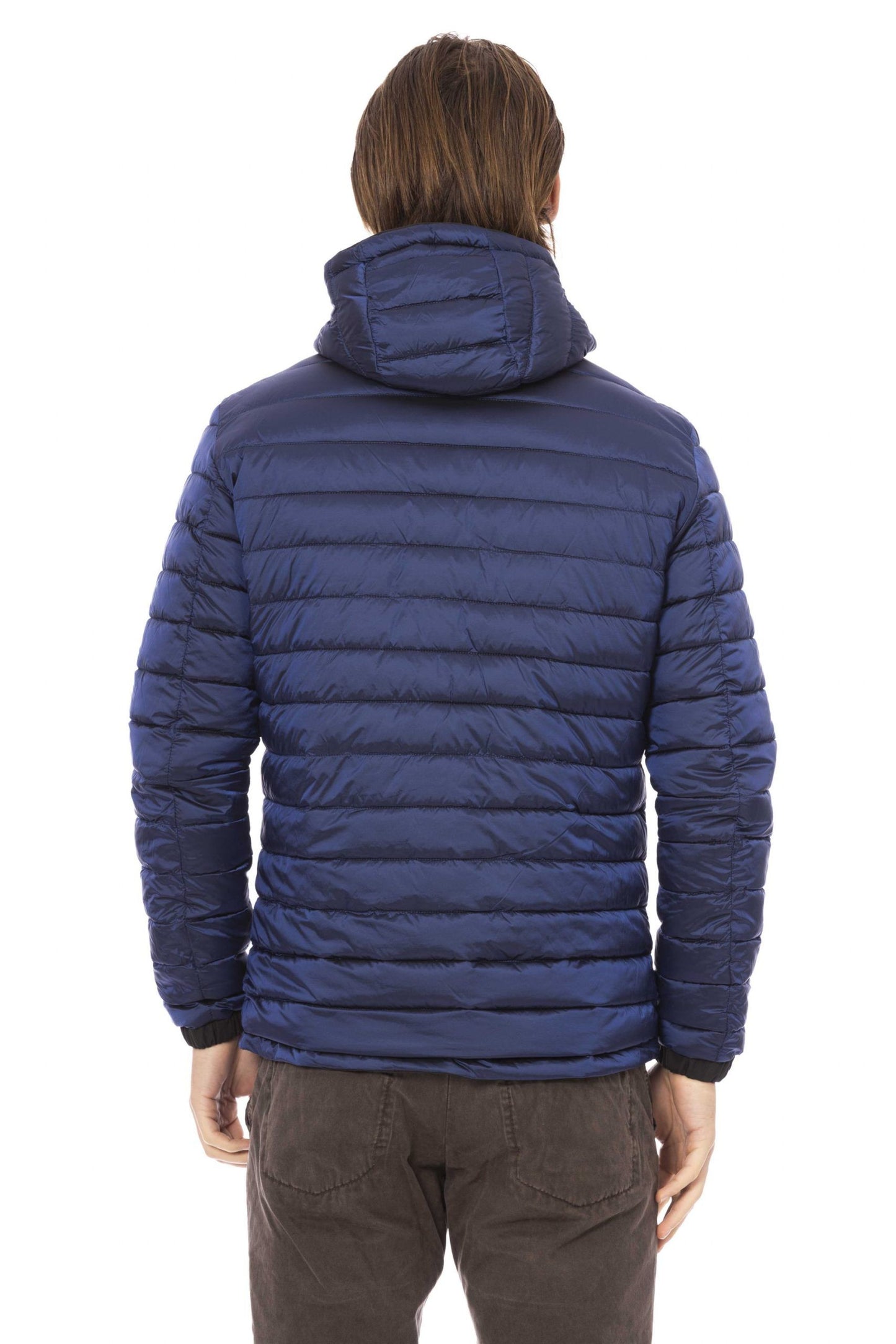 Green Polyester Men Jacket
