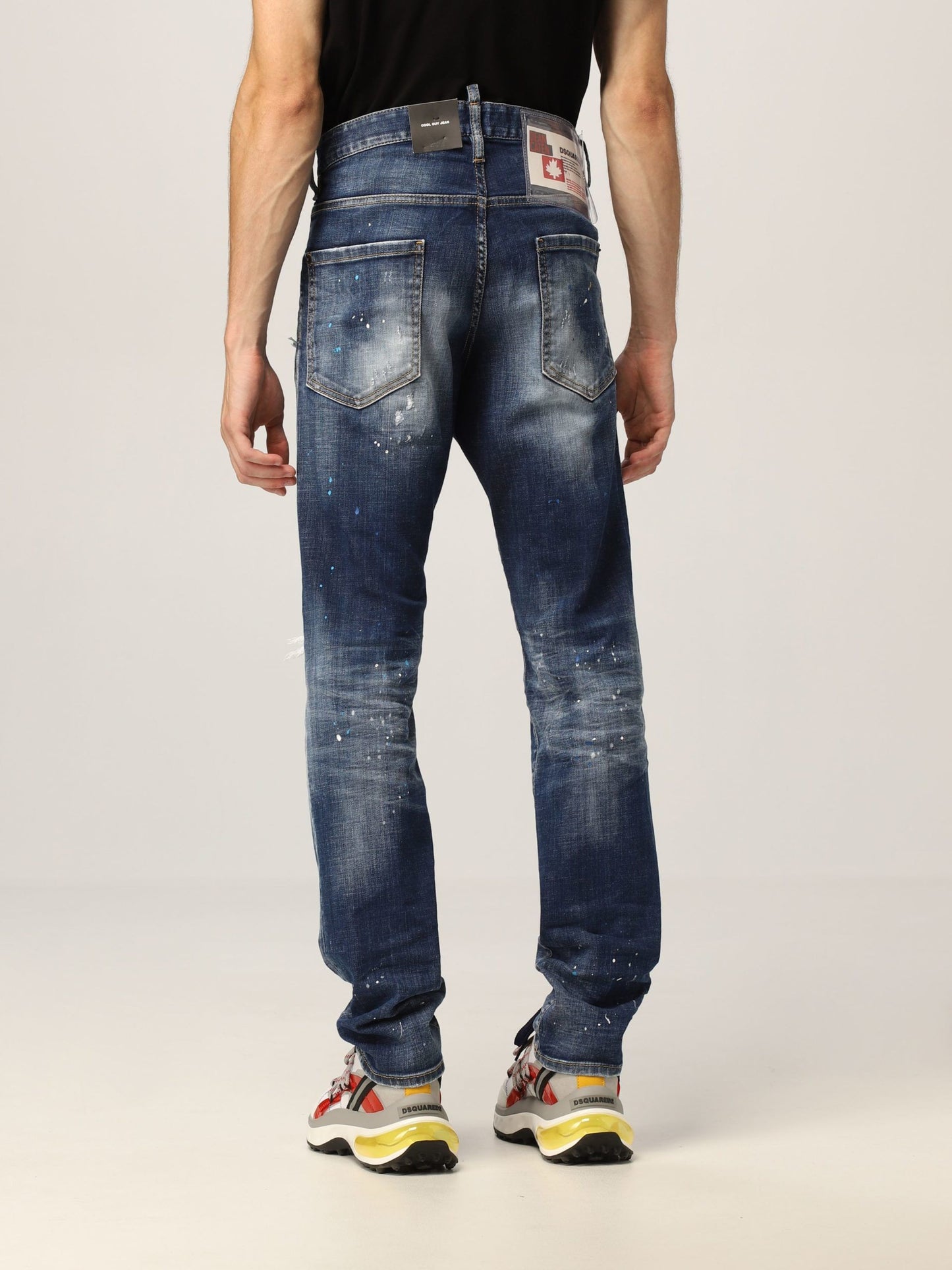 Blue Cotton Men Jeans