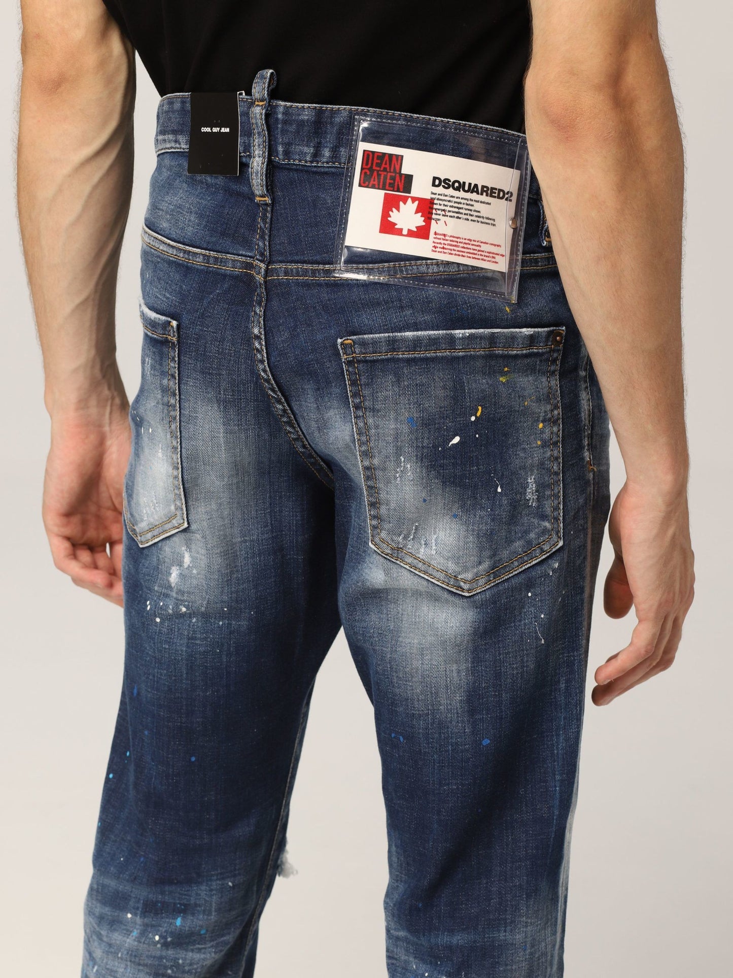 Blue Cotton Men Jeans