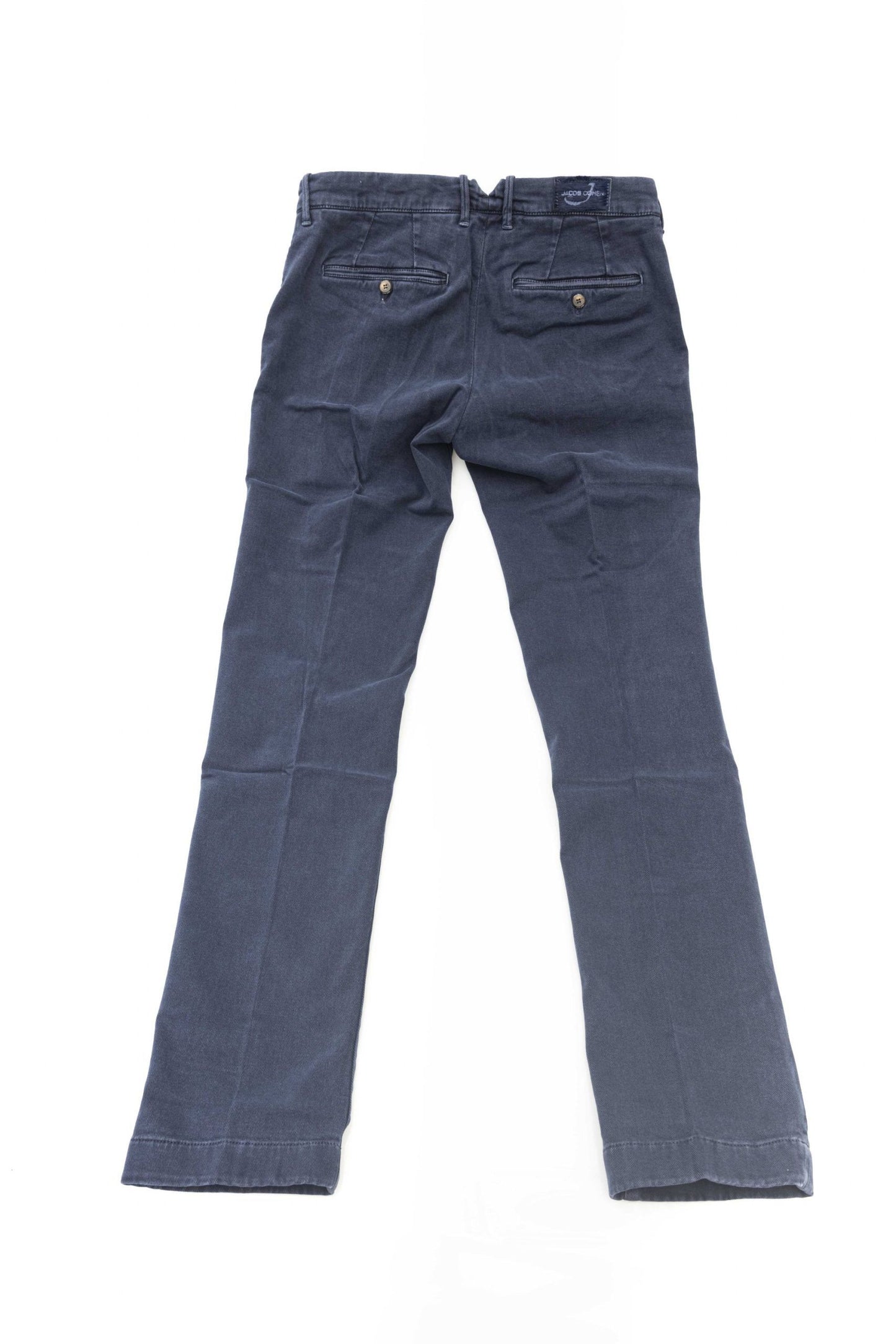 Blue Cotton Men Chino Trouser