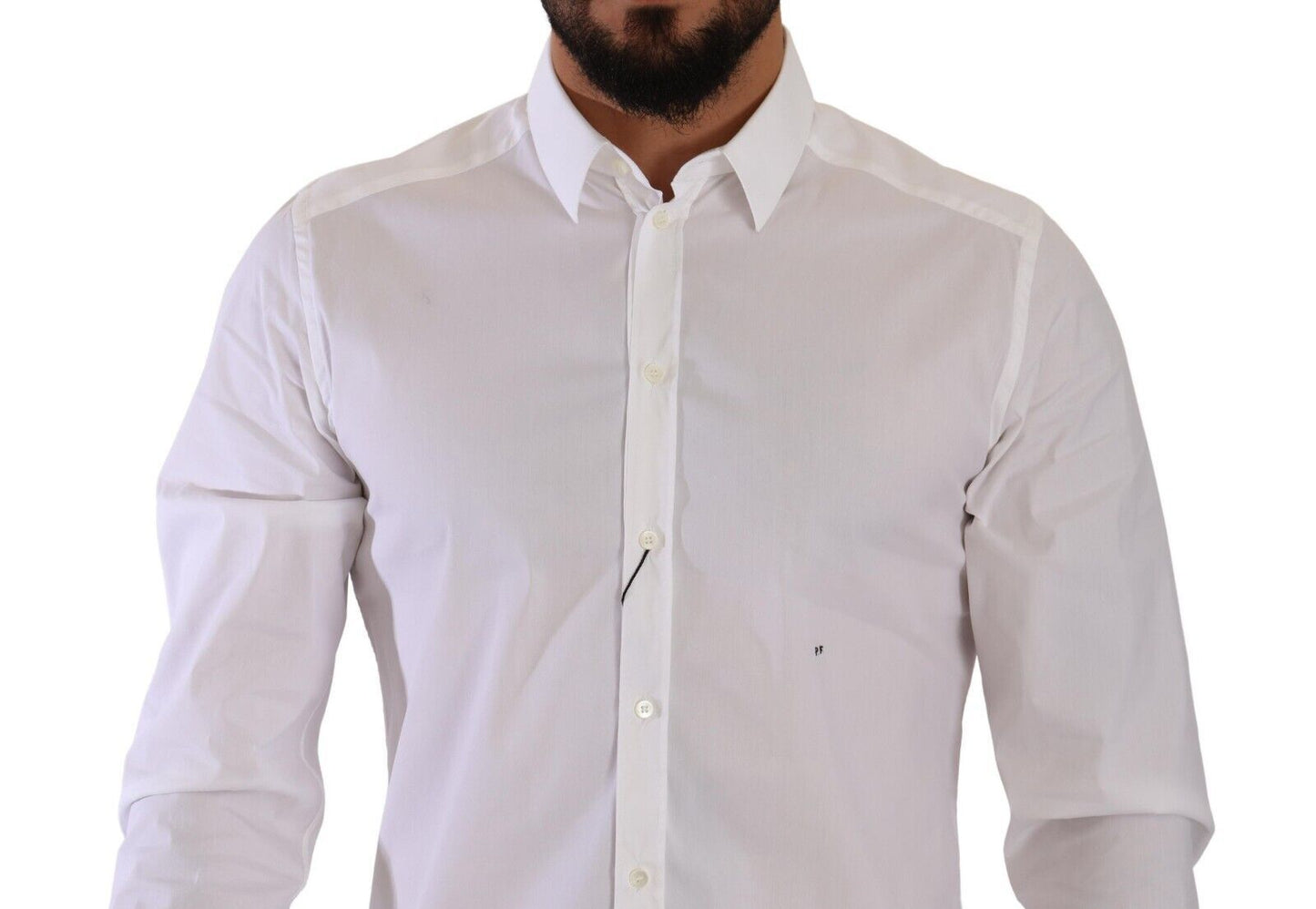 Elegant Slim Fit White Dress Shirt