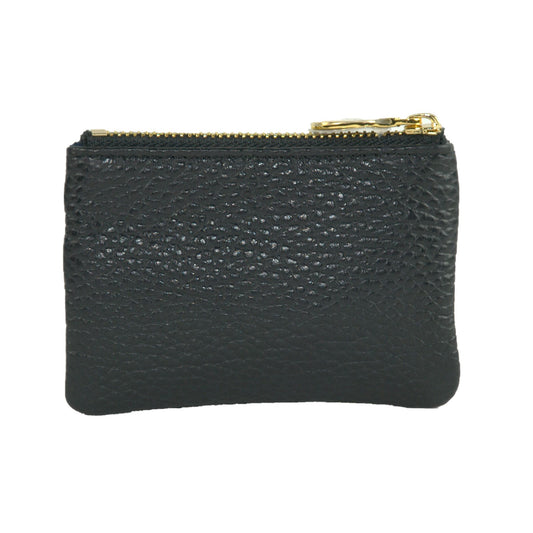 Black Leather Women Keychain