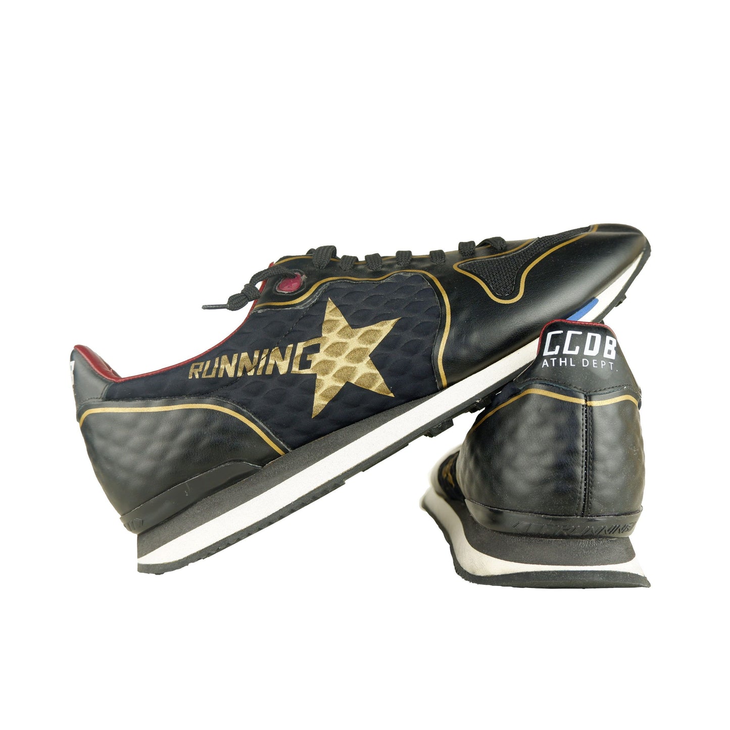 Black Leather Men Sneaker