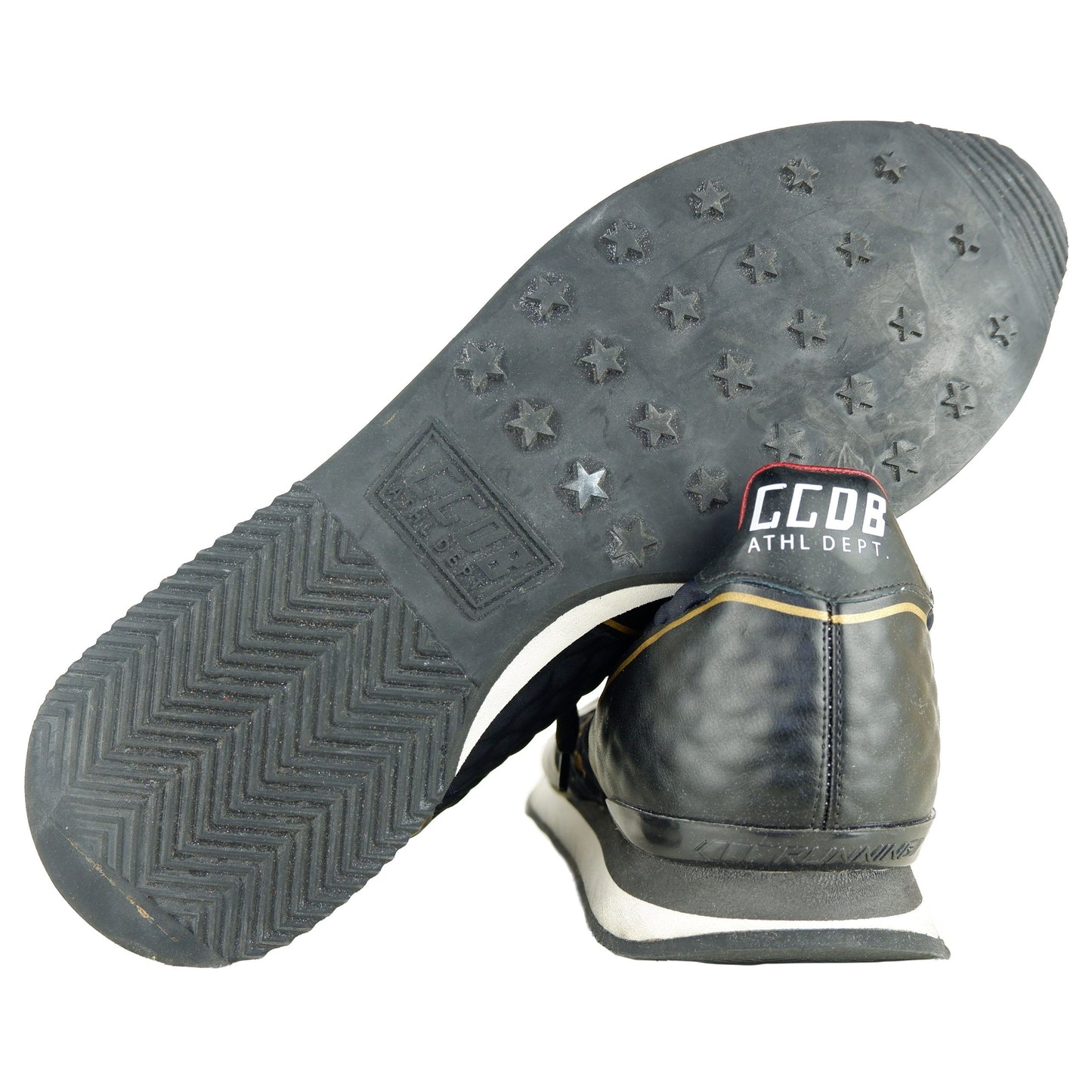 Black Leather Men Sneaker