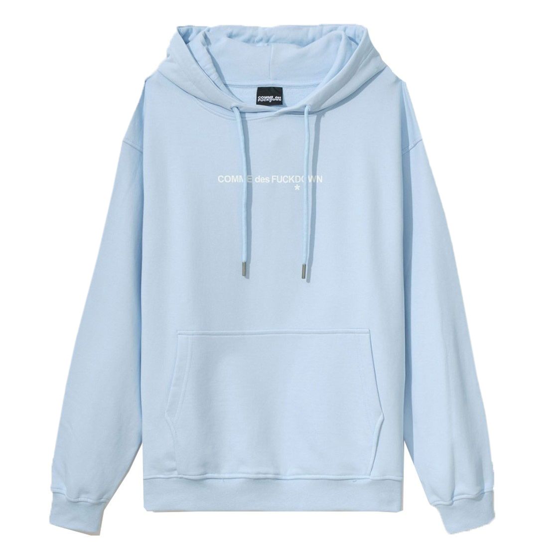 Light Blue Cotton Men Sweater
