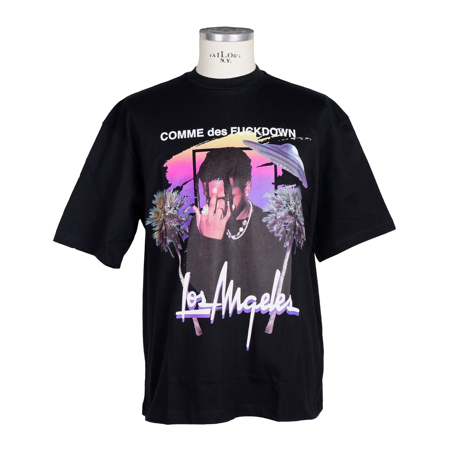 Black Cotton Men T-Shirt