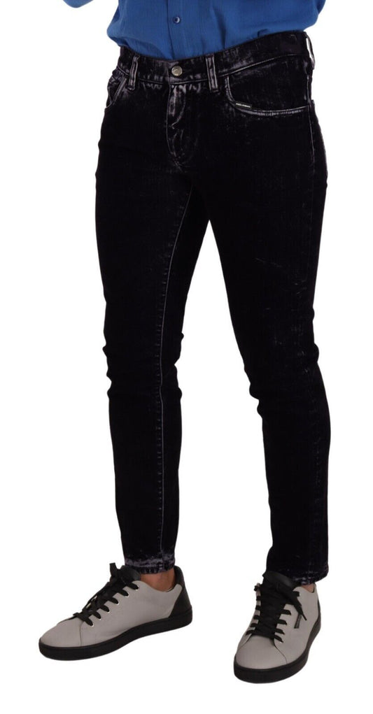 Elegant Purple Slim Fit Skinny Jeans