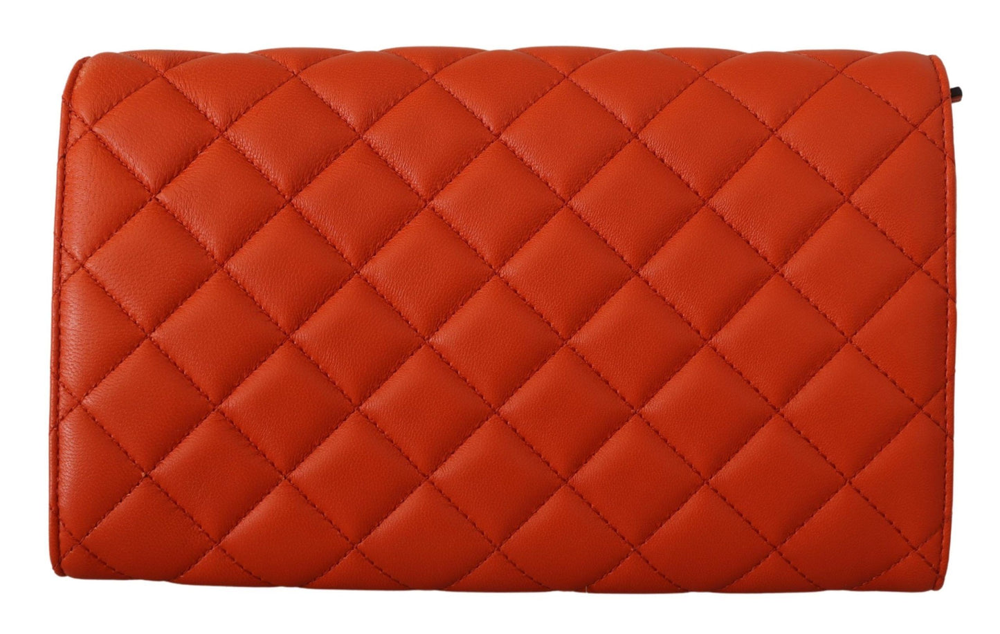 Red Nappa Leather Evening Shoulder Bag