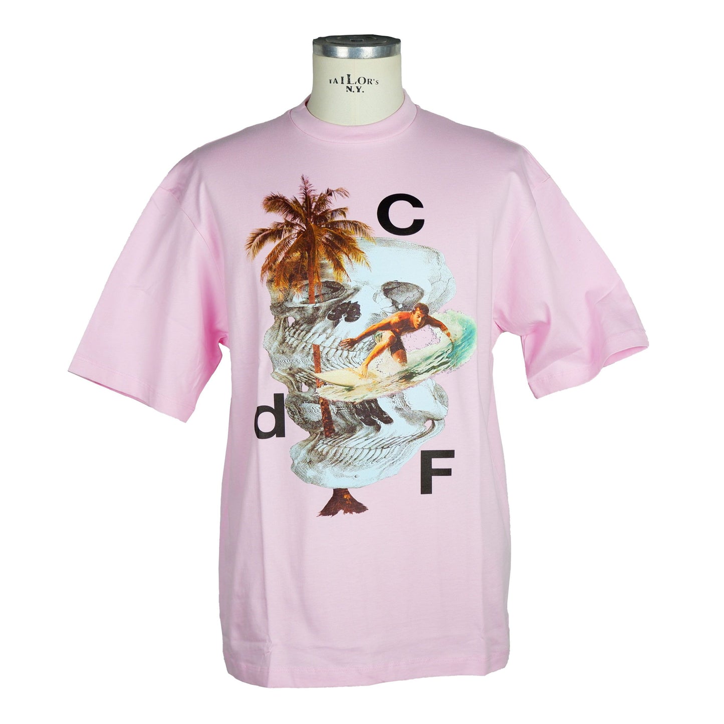 Pink Cotton Men's T-Shirt