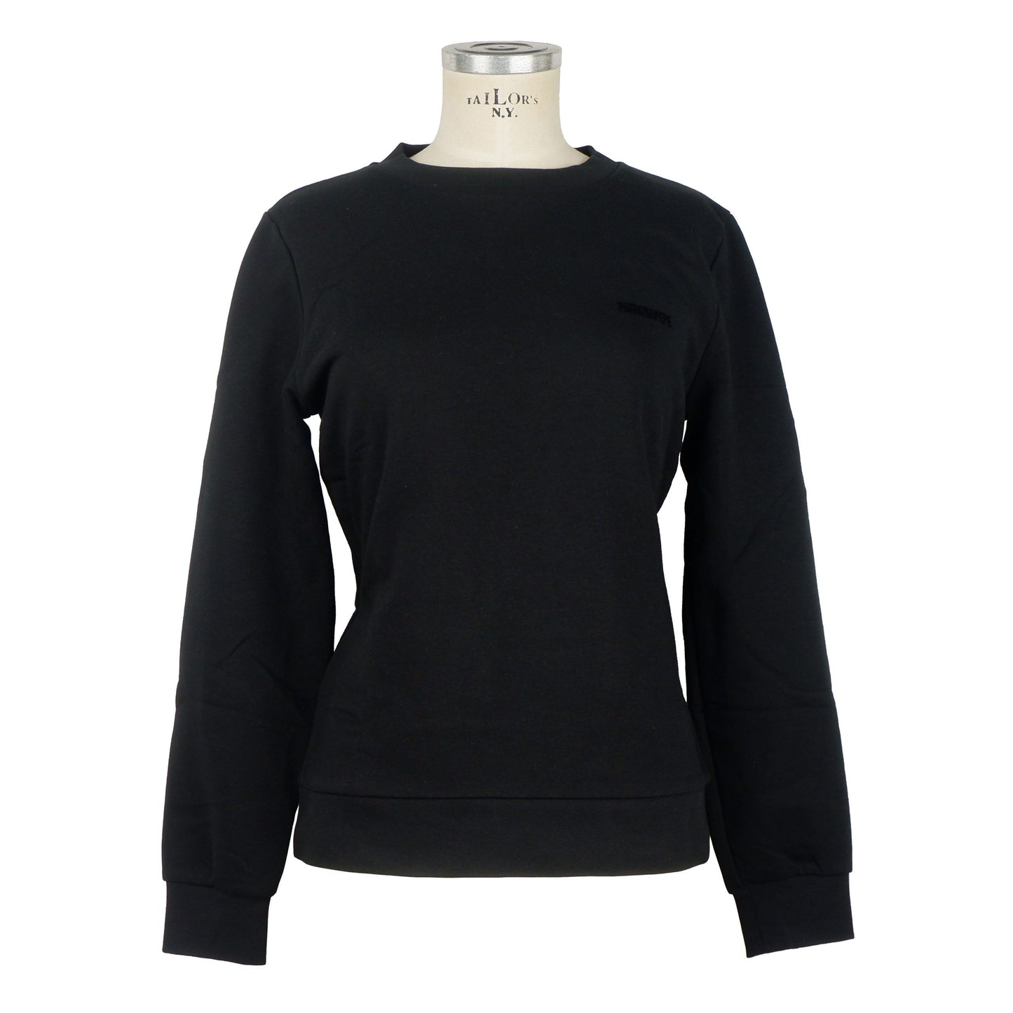 Black Cotton Women Sweater