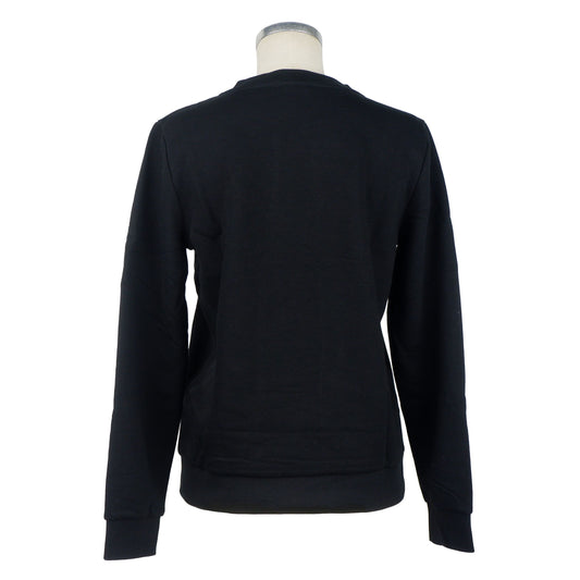 Black Cotton Women Sweater