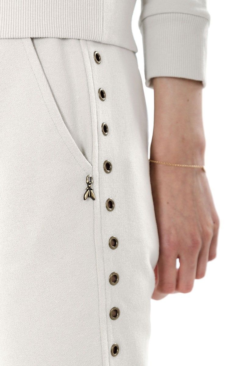 White Cotton Women Pants