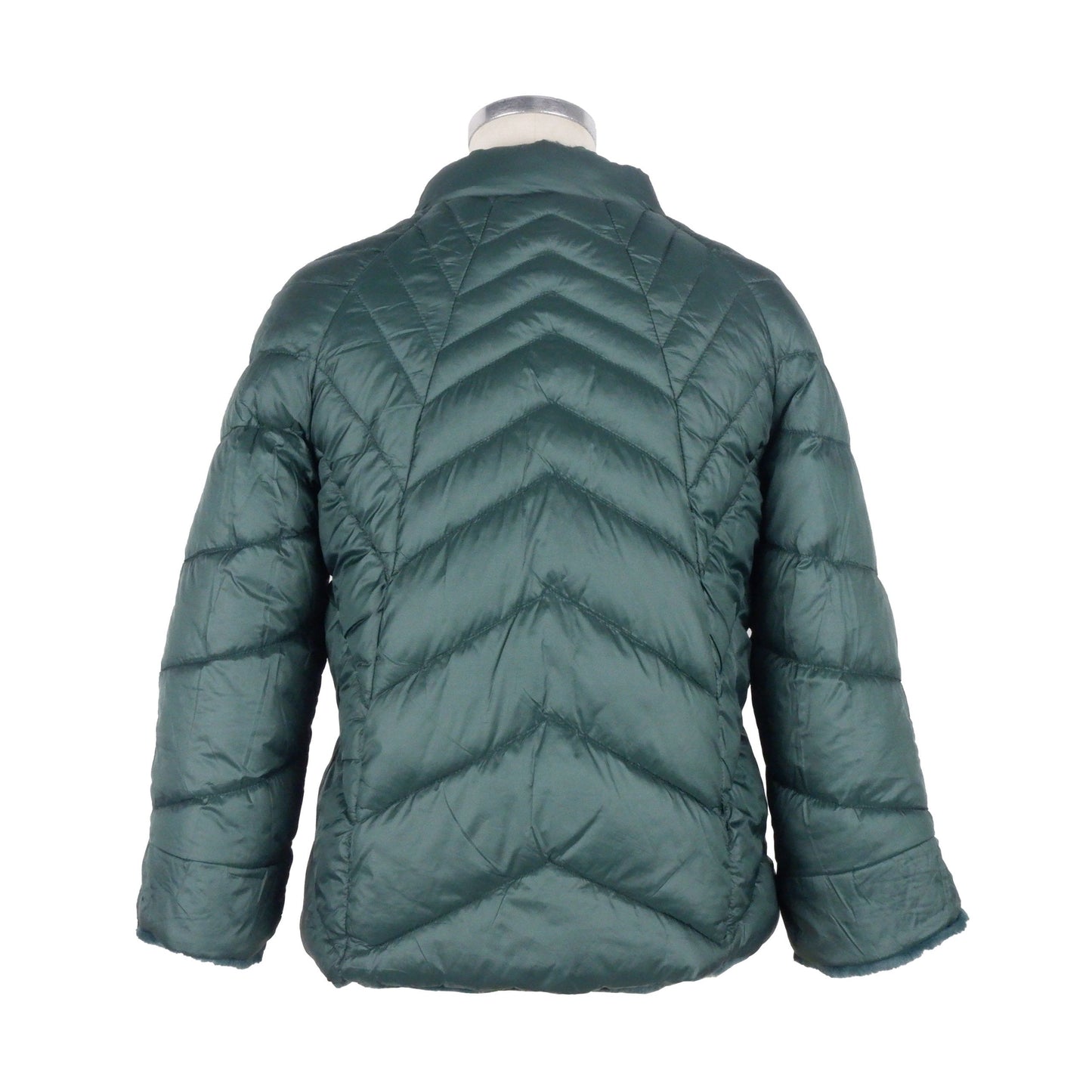 Green Polyester Women Jacket