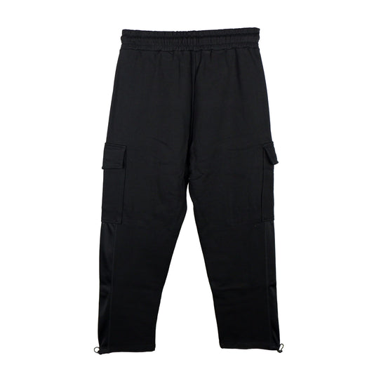 Black Cotton Men Pants