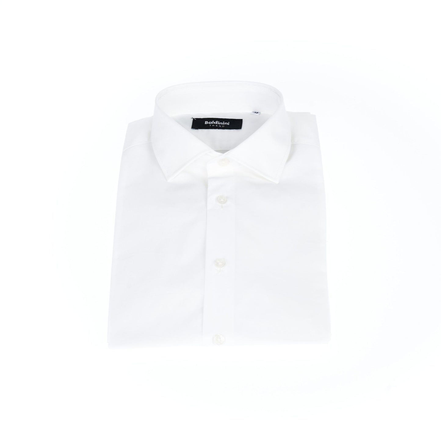 White Cotton Mens Shirt