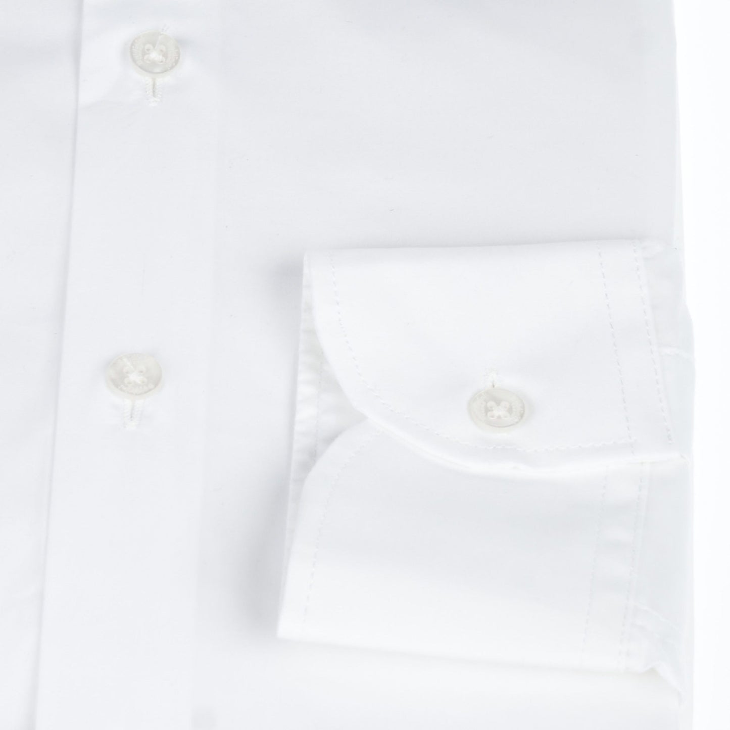 White Cotton Mens Shirt
