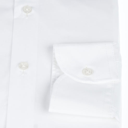White Cotton Mens Shirt