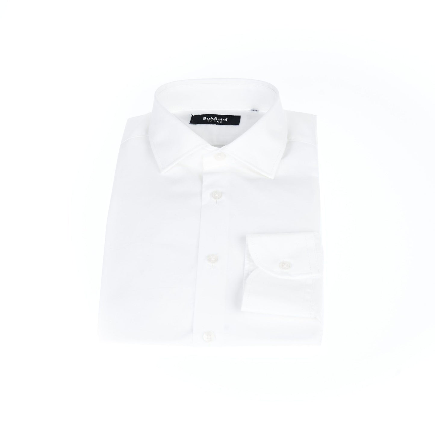 White Cotton Mens Shirt
