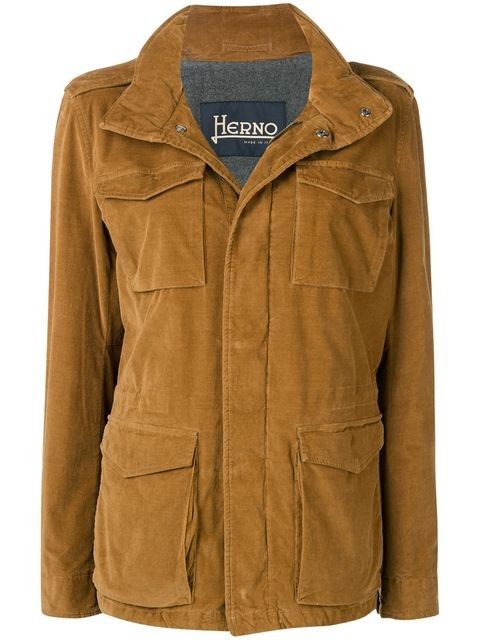 Brown Cotton Women Jacket