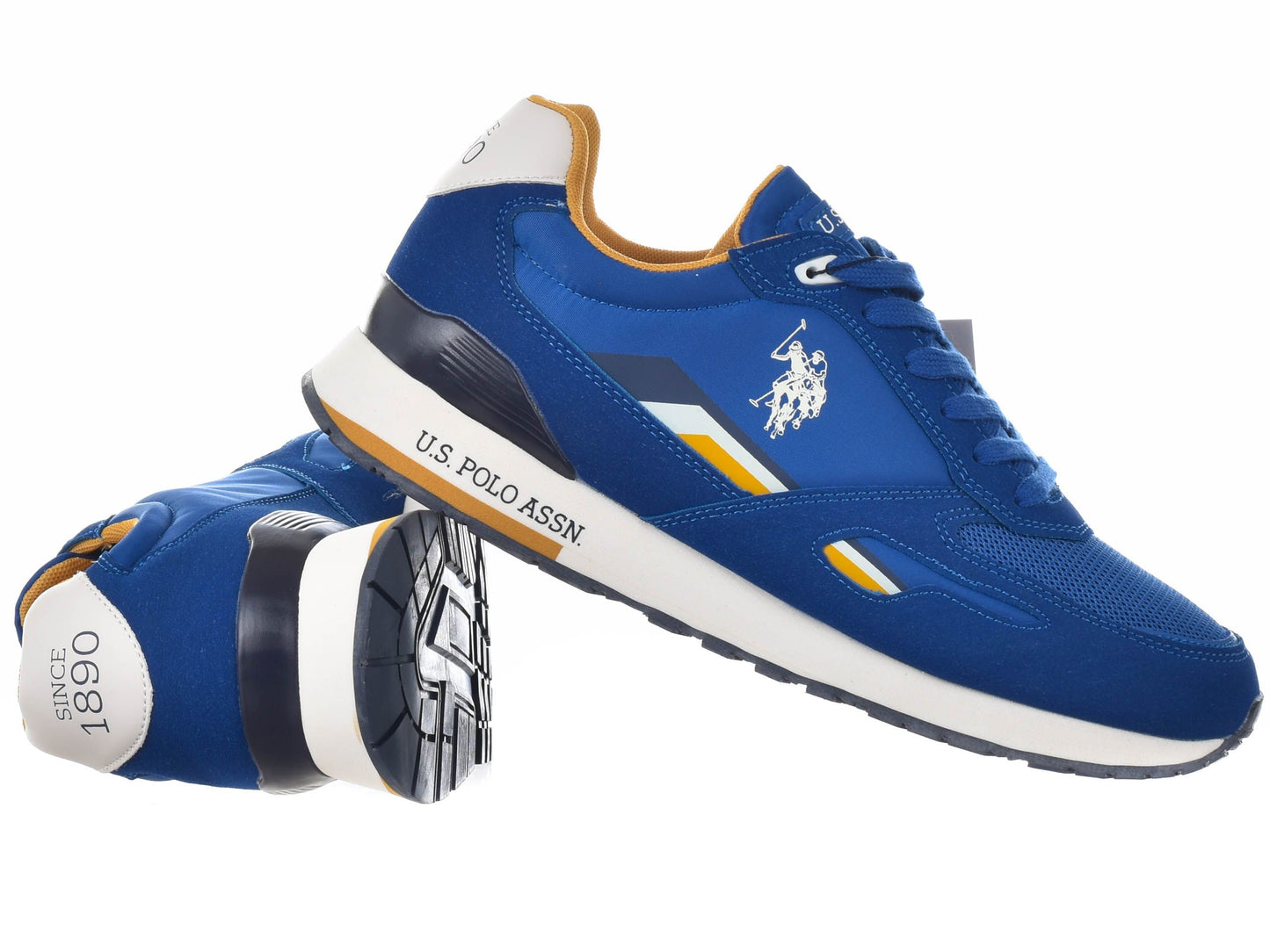 Blue Eco Fabric Men Sneaker