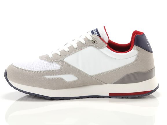 White Fabric Men Sneaker