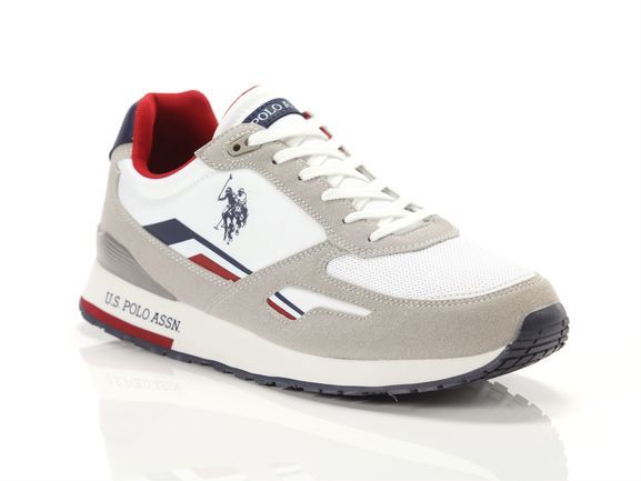 White Fabric Men Sneaker