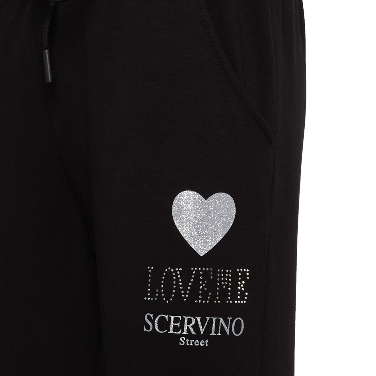 Black Cotton Women Trouser