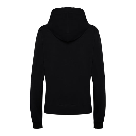 Black Cotton Women Sweater