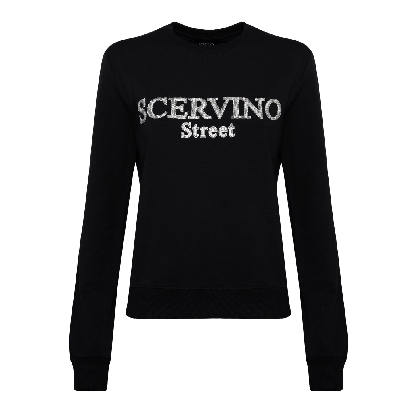 Black Cotton Women Sweater