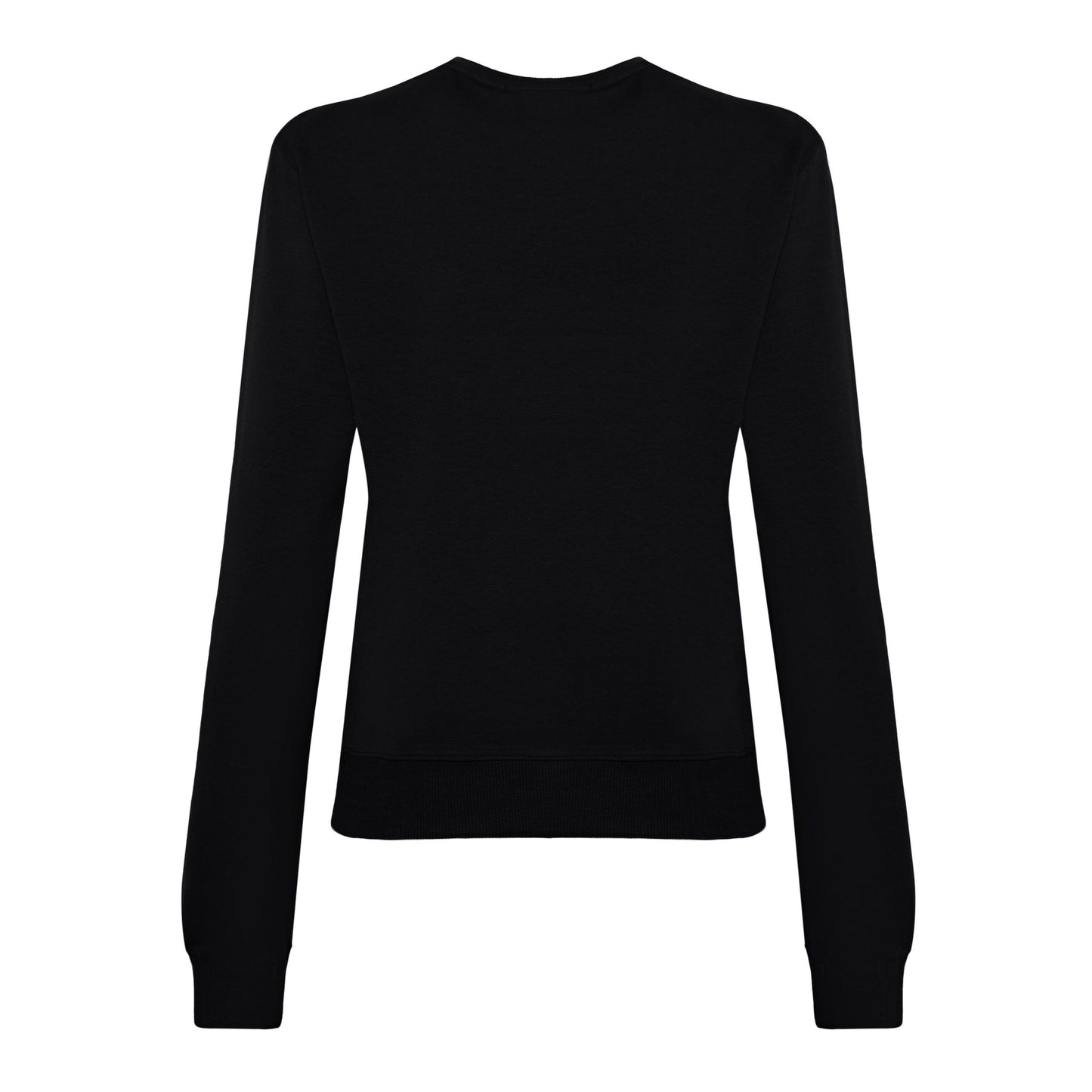 Black Cotton Women Sweater