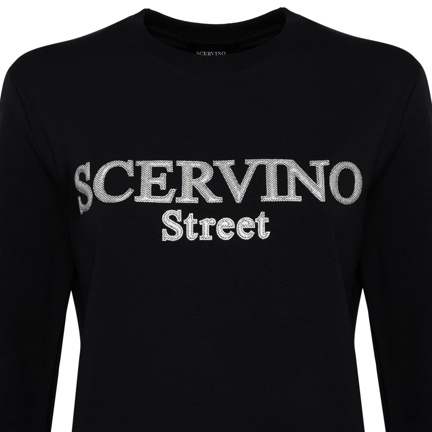 Black Cotton Women Sweater