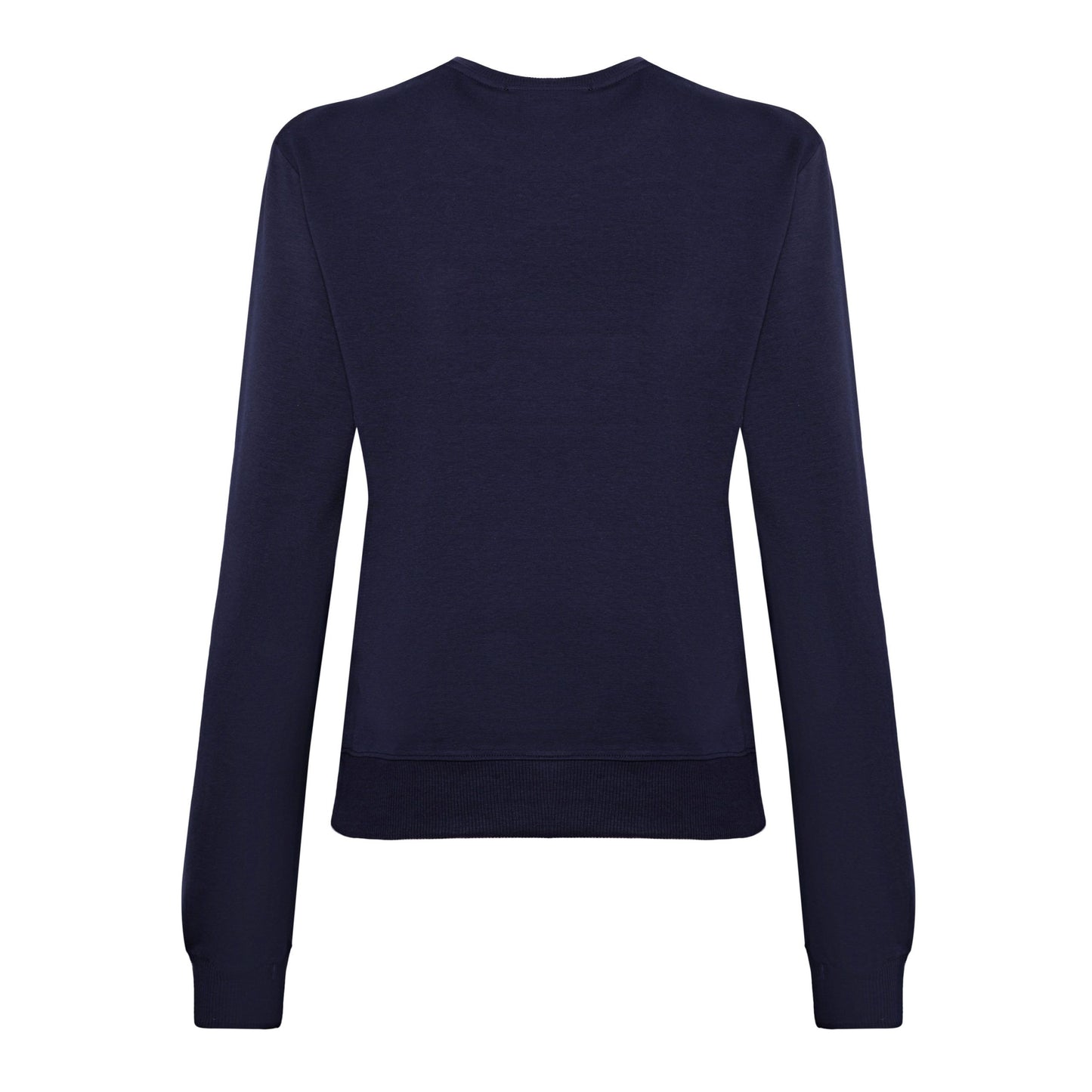 Blue Cotton Women Sweater
