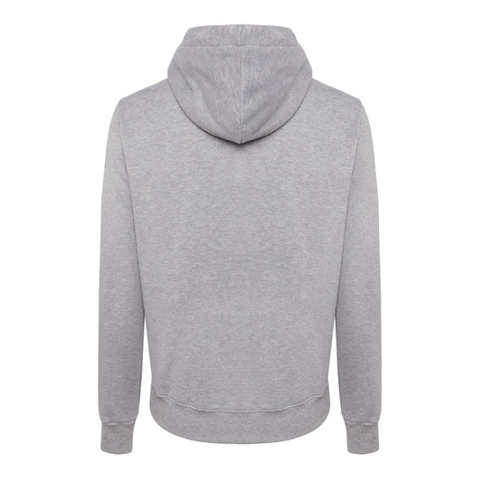 Chic Hooded Grey Cotton Jacket
