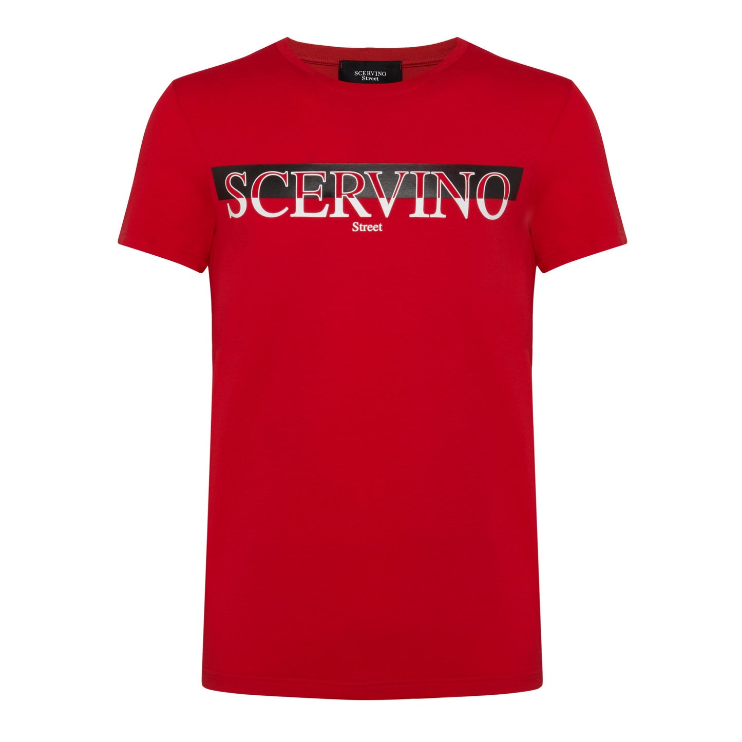 Red Cotton Men T-Shirt