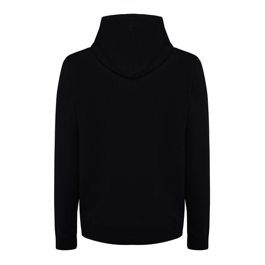 Black Cotton Men Sweater