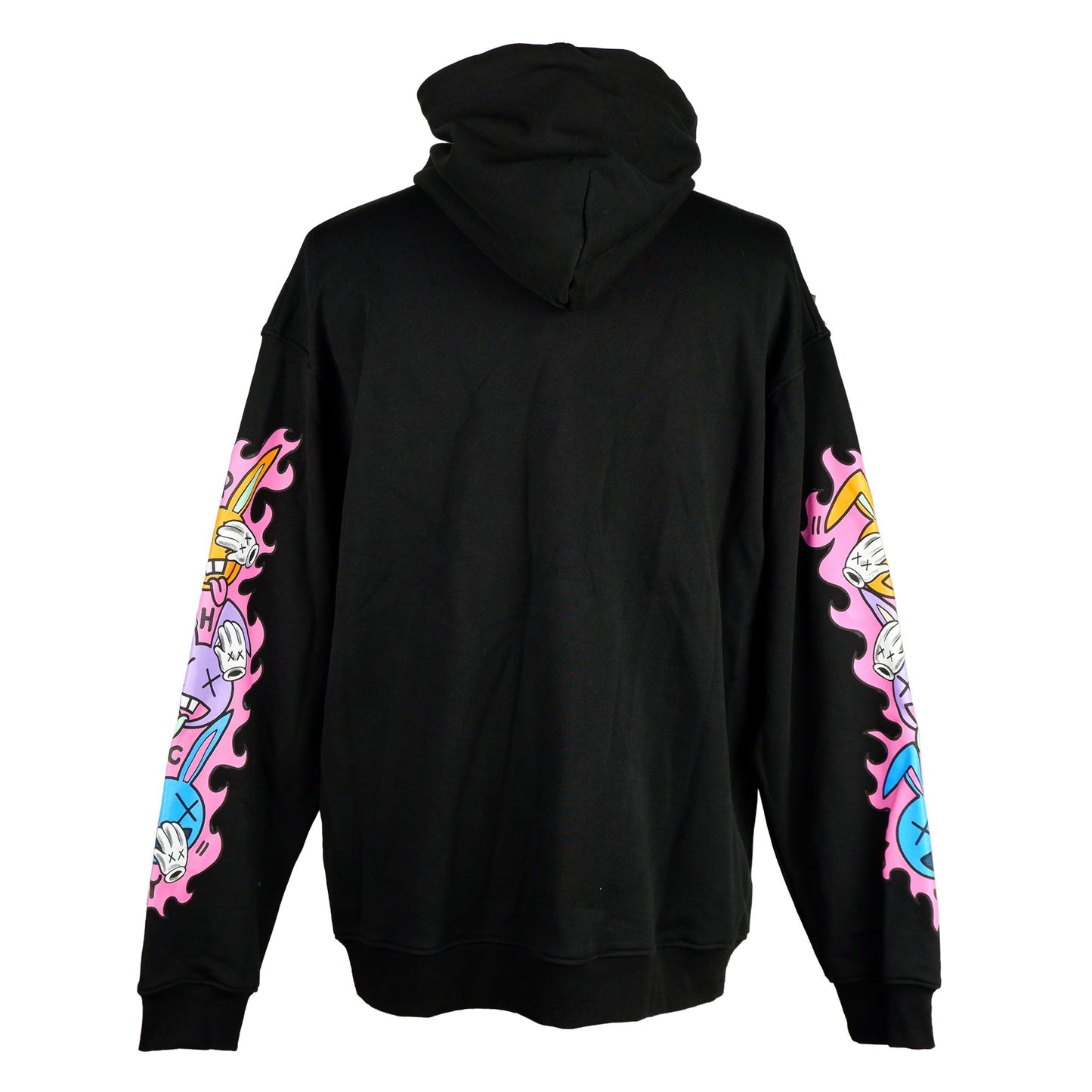 Black Cotton Men Sweatshirt