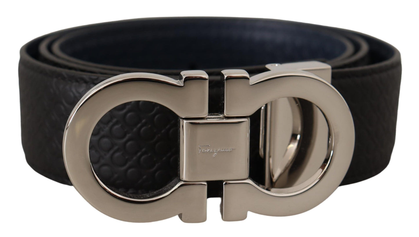 Elegant Reversible Leather Belt - Dual Tone