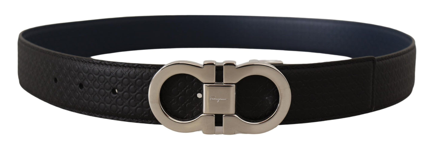 Elegant Reversible Leather Belt - Dual Tone