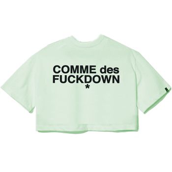 Green Cotton Women T-Shirt