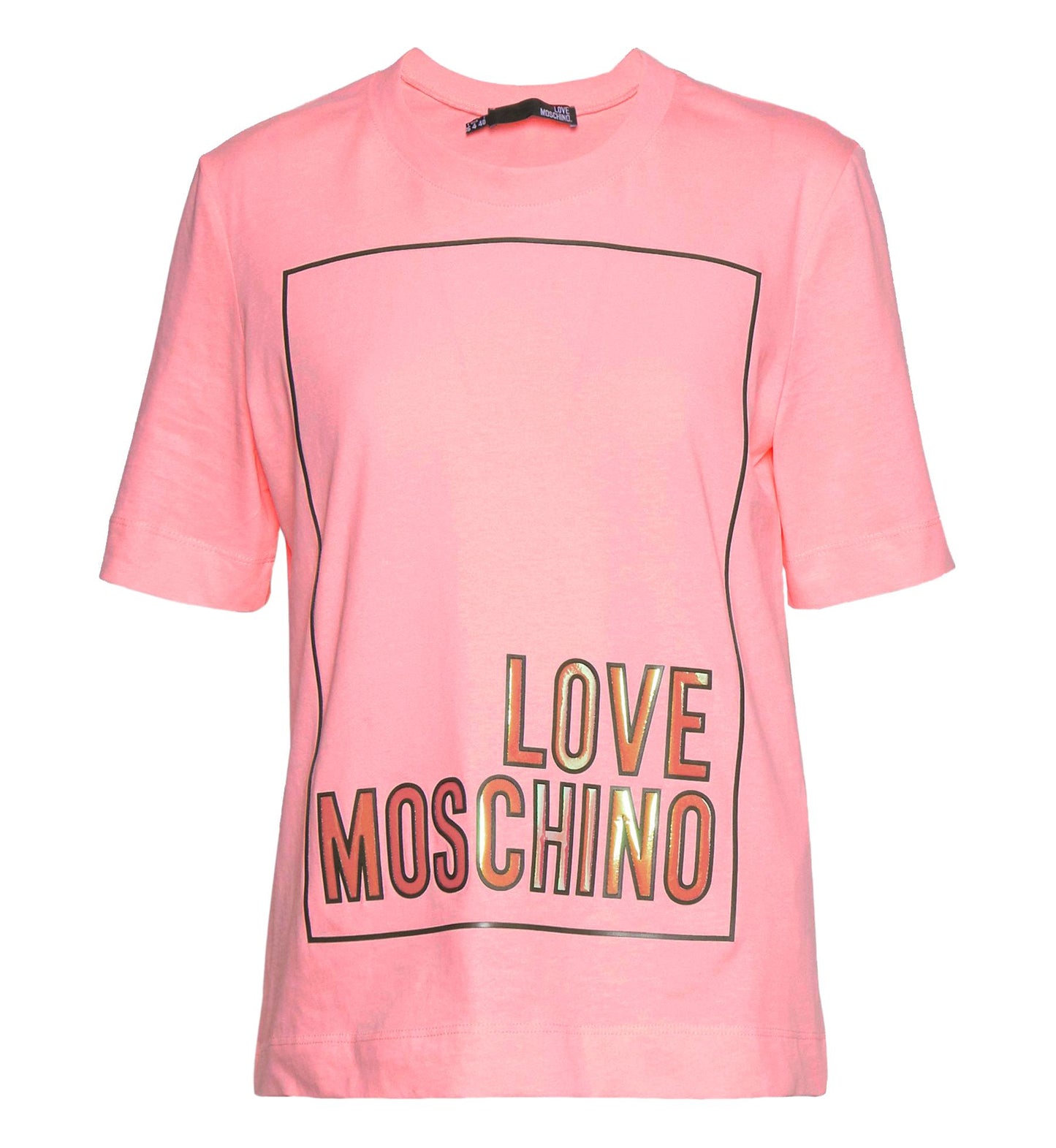 Pink Cotton Women T-Shirt