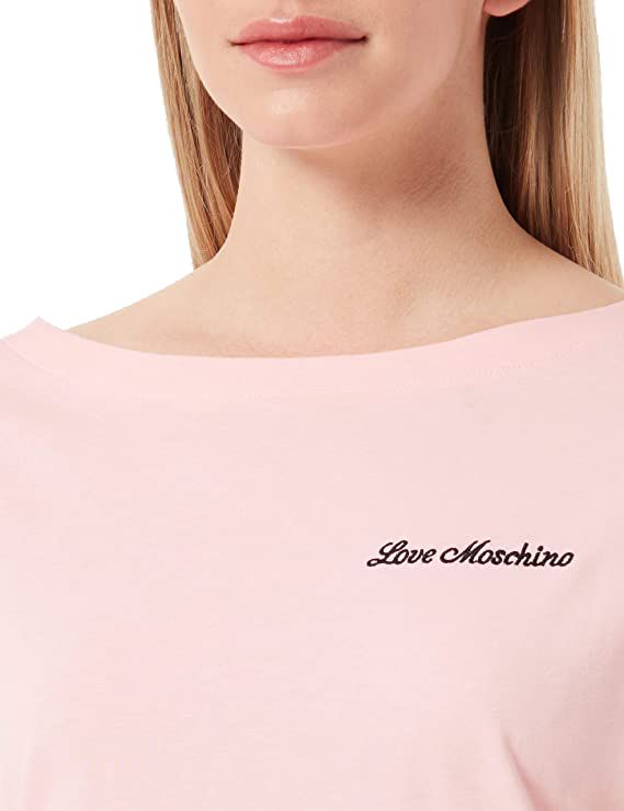 Pink Cotton Women T-Shirt